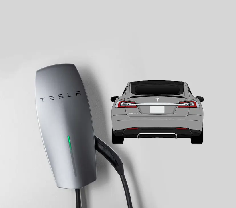Tesla EV charger installation